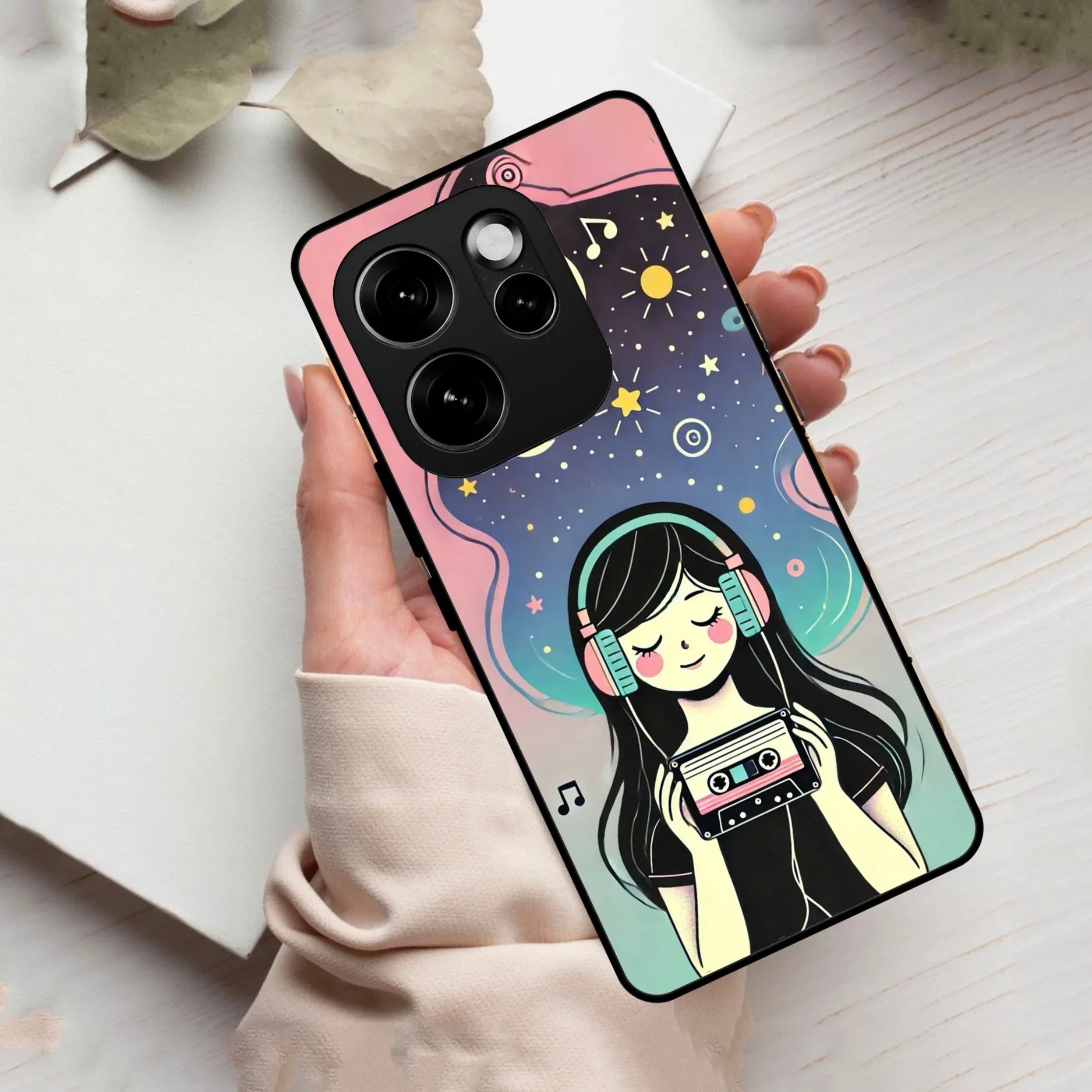 Luna Glass Case Cover For Oppo