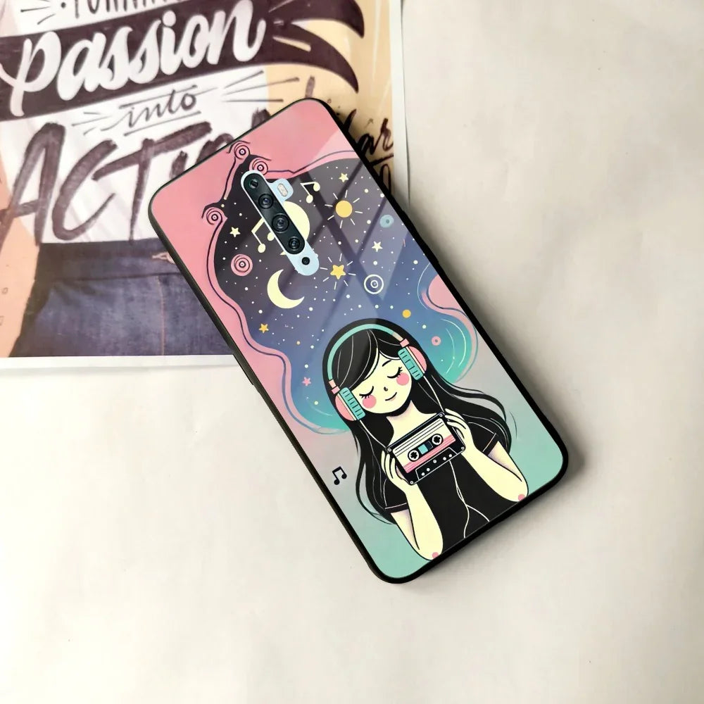Luna Glass Case Cover For Oppo - ShopOnCliQ
