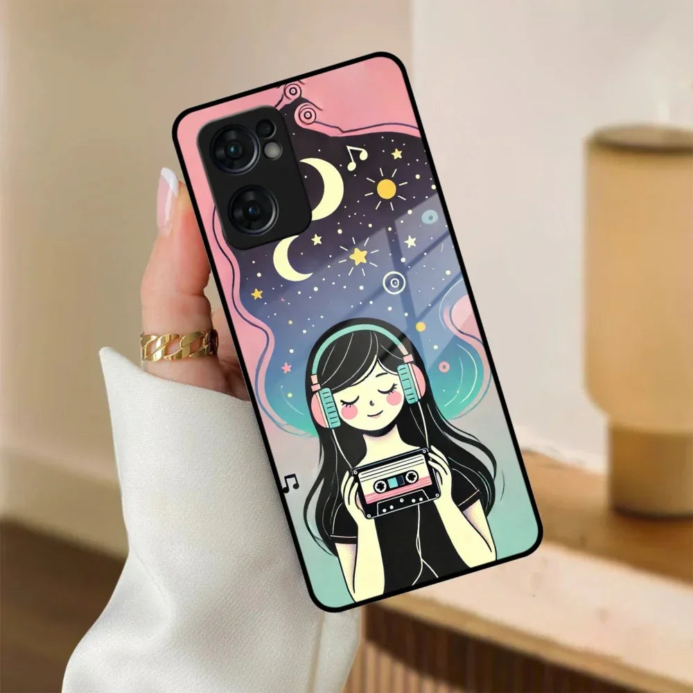 Luna Glass Case Cover For Oppo - ShopOnCliQ