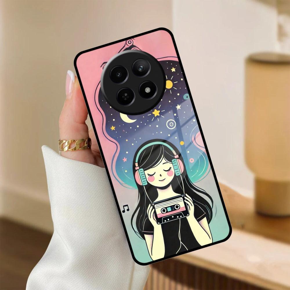 Luna Glass Case Cover For Realme/Narzo