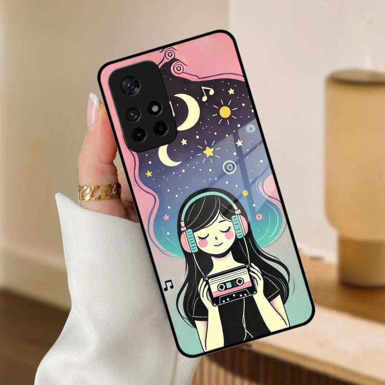 Luna Glass Case Cover For Redmi/Xiaomi