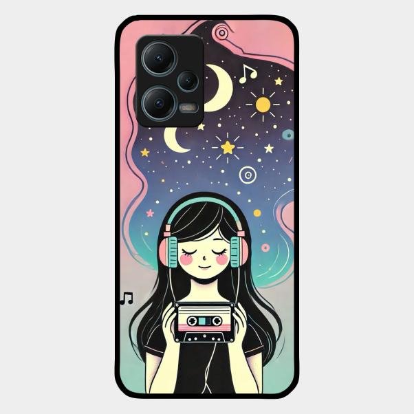 Luna Glass Case Cover For Redmi Note 12 5G