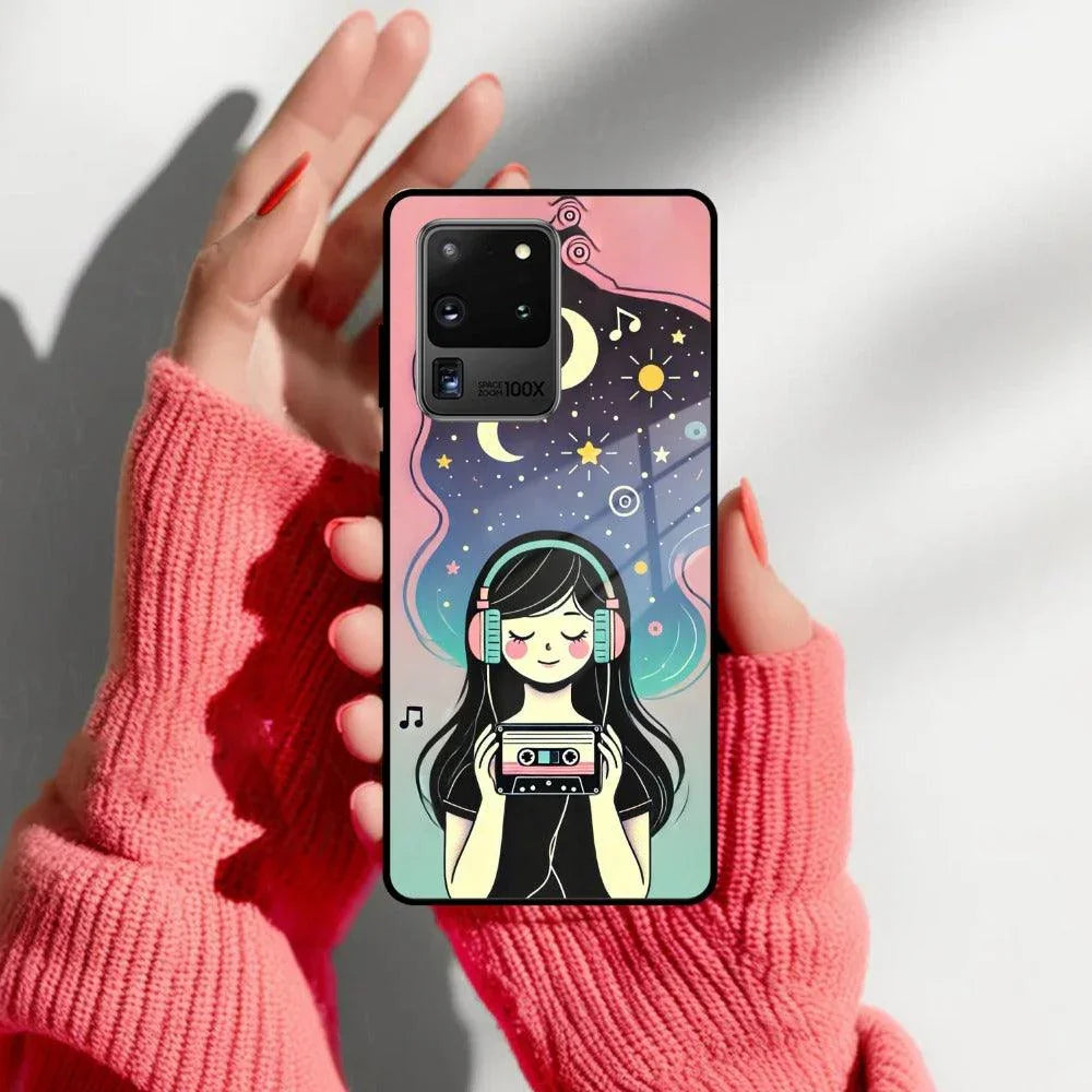 Luna Glass Case Cover For Samsung - ShopOnCliQ