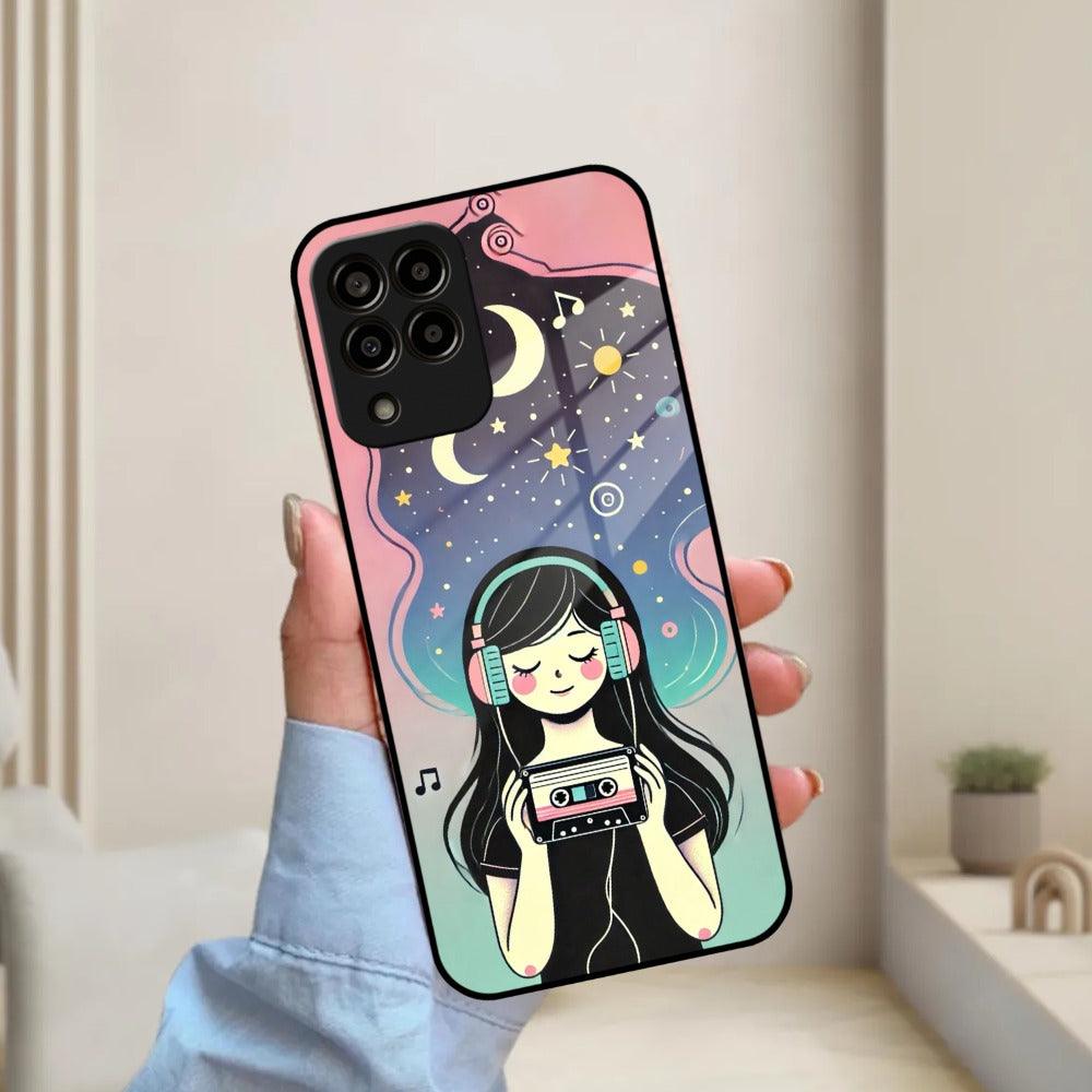 Luna Glass Case Cover For Samsung