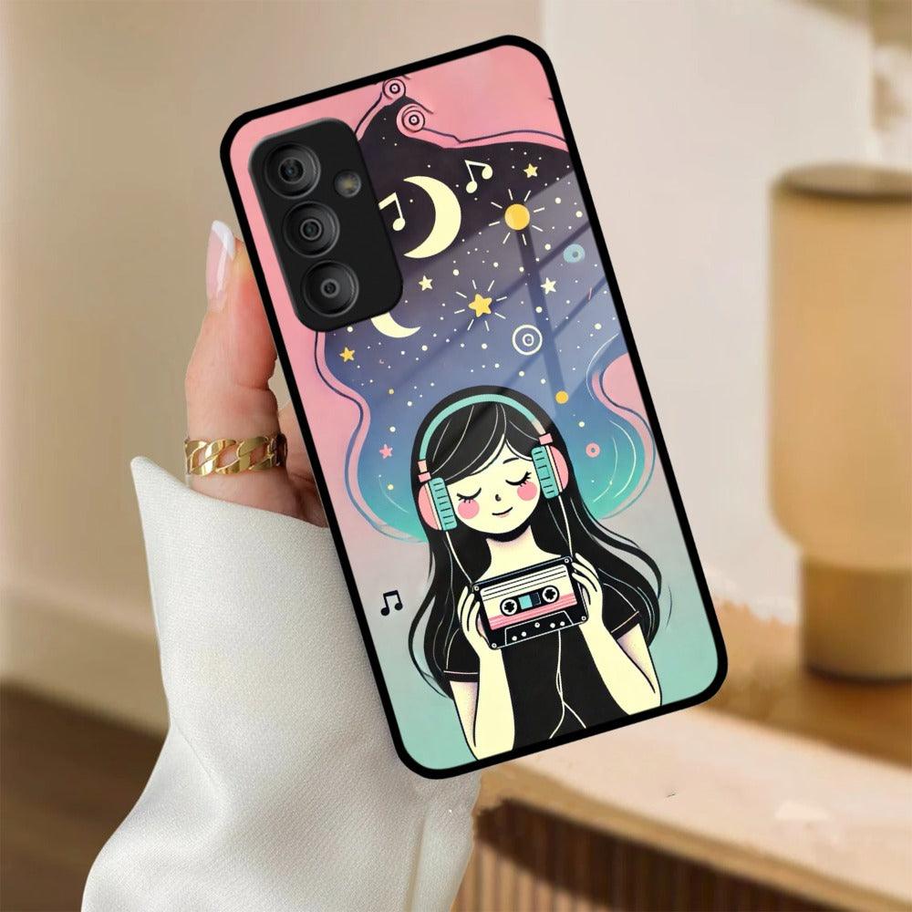 Luna Glass Case Cover For Samsung