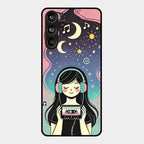 Luna Glass Case Cover For Samsung Galaxy M55 5G