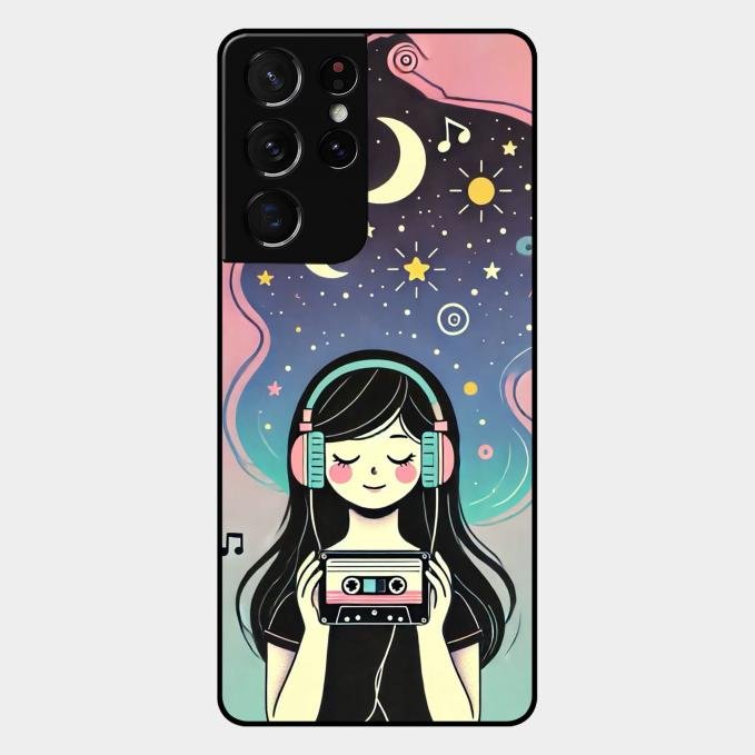 Luna Glass Case Cover For Samsung Galaxy S21 Ultra