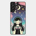 Luna Glass Case Cover For Samsung Galaxy S21