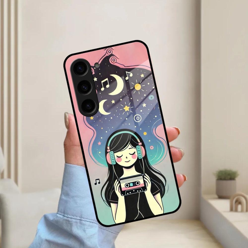 Luna Glass Case Cover For Samsung