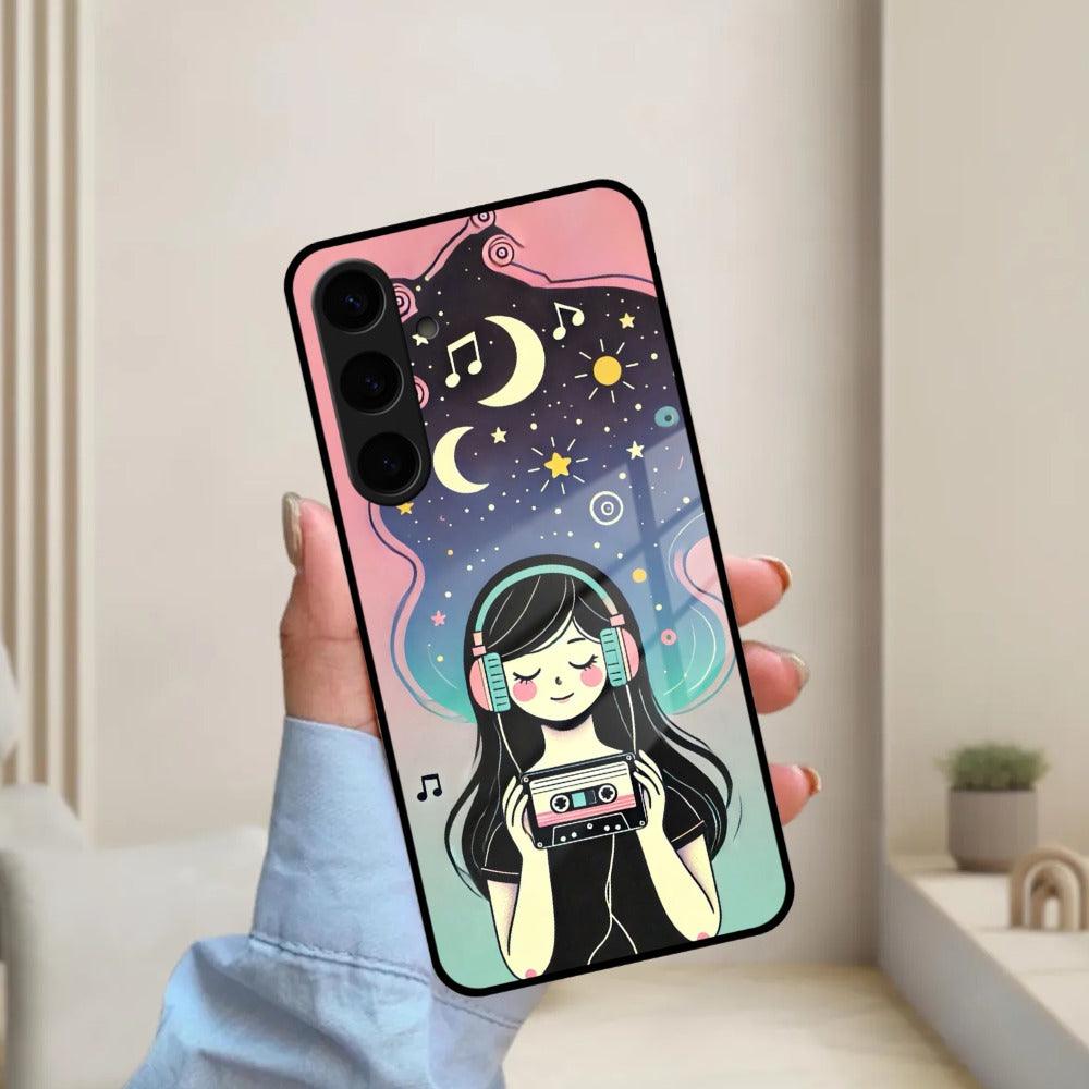 Luna Glass Case Cover For Samsung