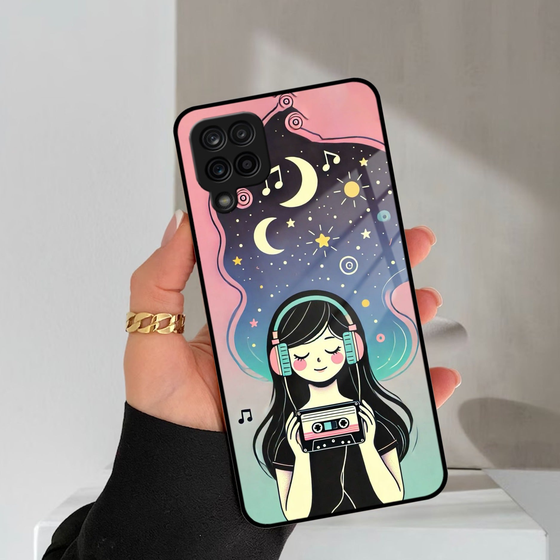 Luna Glass Case Cover For Samsung Galaxy A42 5G