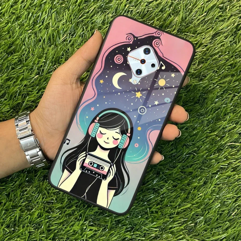 Luna Glass Case Cover For Vivo - ShopOnCliQ