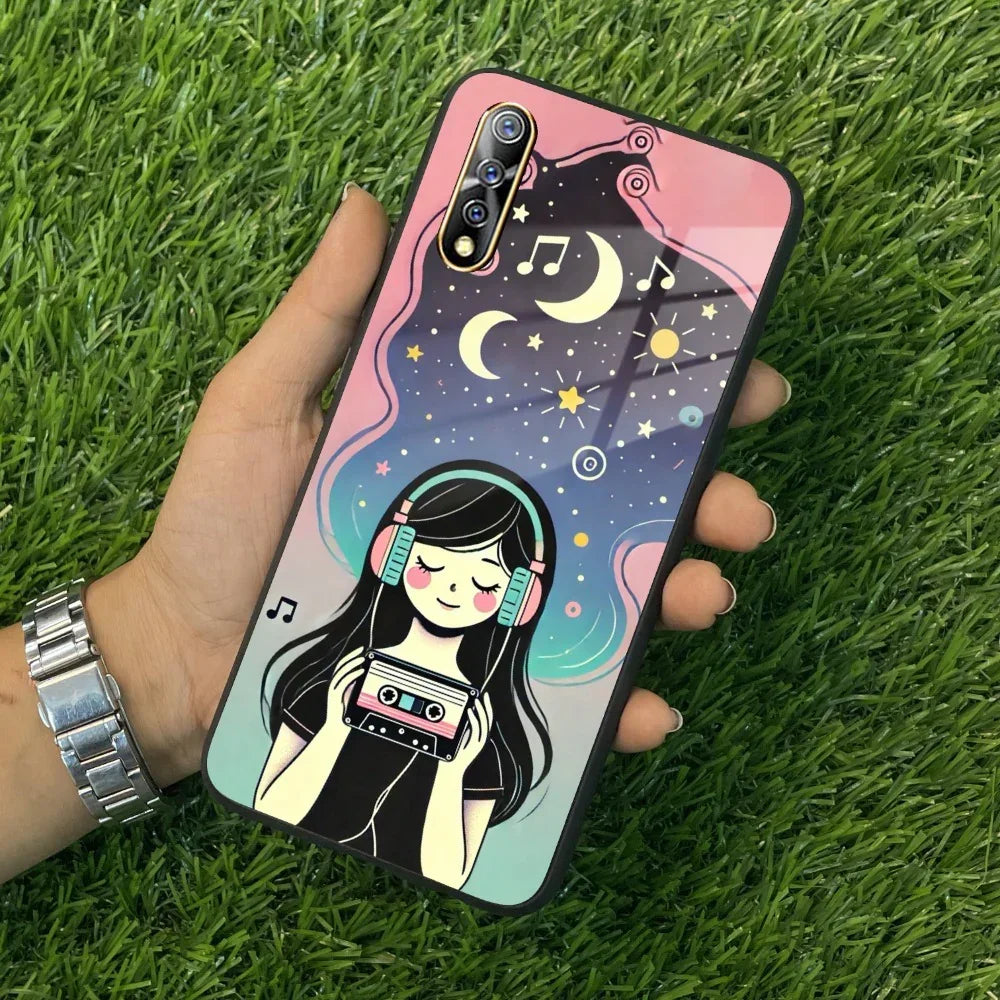 Luna Glass Case Cover For Vivo - ShopOnCliQ