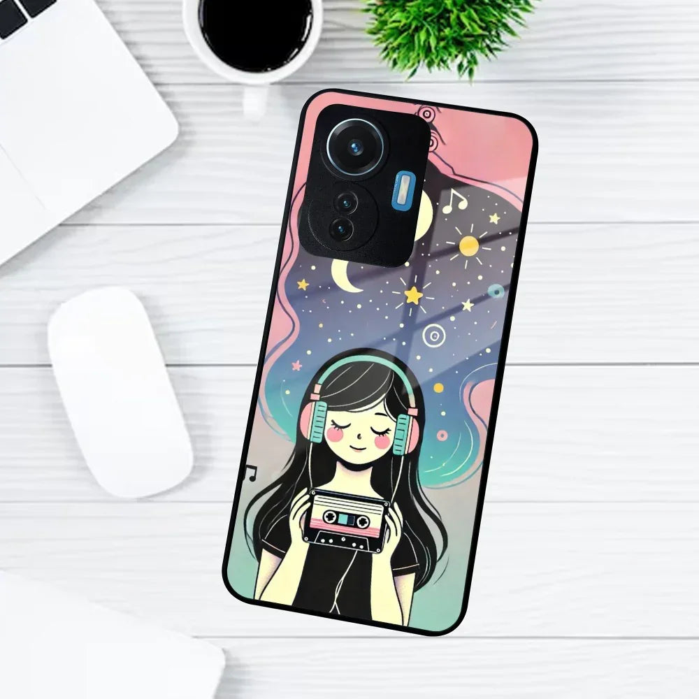 Luna Glass Case Cover For Vivo - ShopOnCliQ