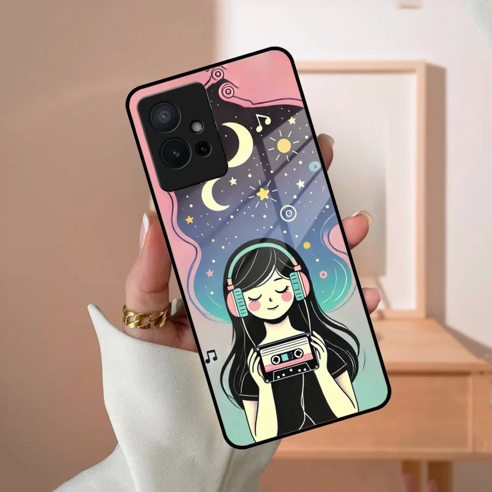 Luna Glass Case Cover For Vivo - ShopOnCliQ