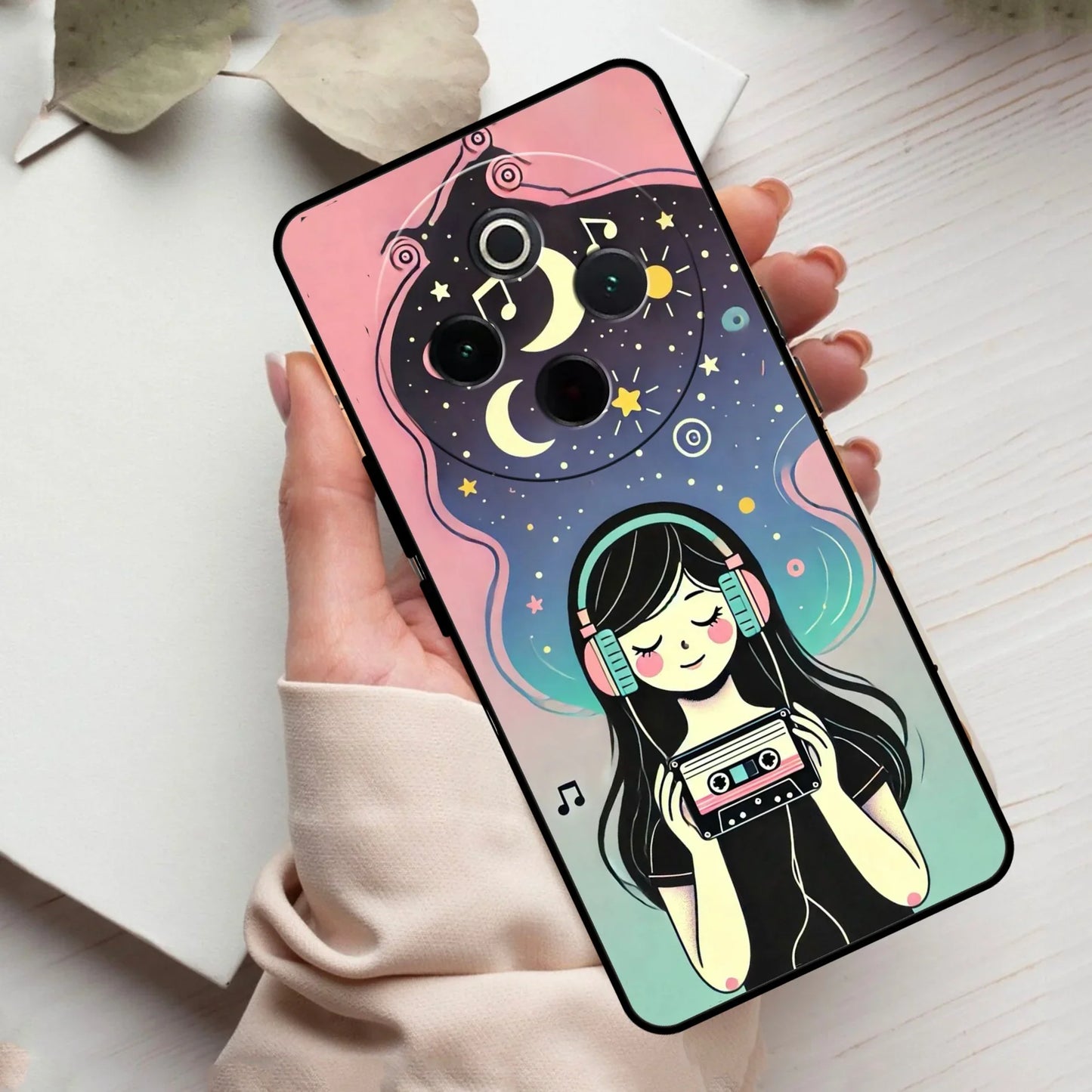 Luna Glass Case Cover For Vivo - ShopOnCliQ