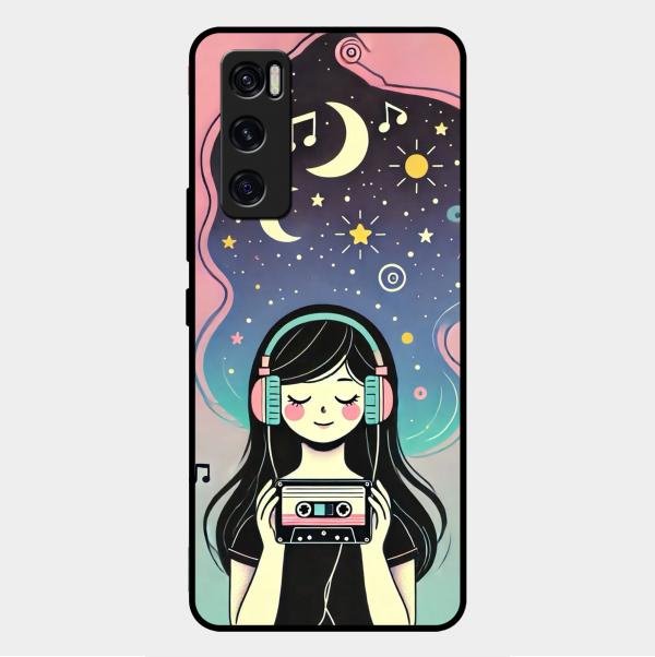 Luna Glass Case Cover For Vivo V20 Se