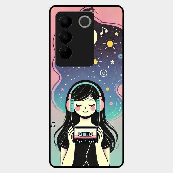 Luna Glass Case Cover For Vivo V27 5G