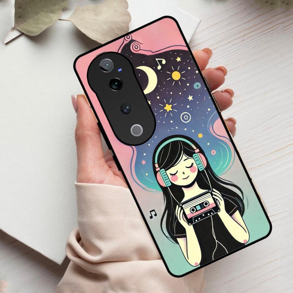Luna Glass Case Cover For Vivo - ShopOnCliQ