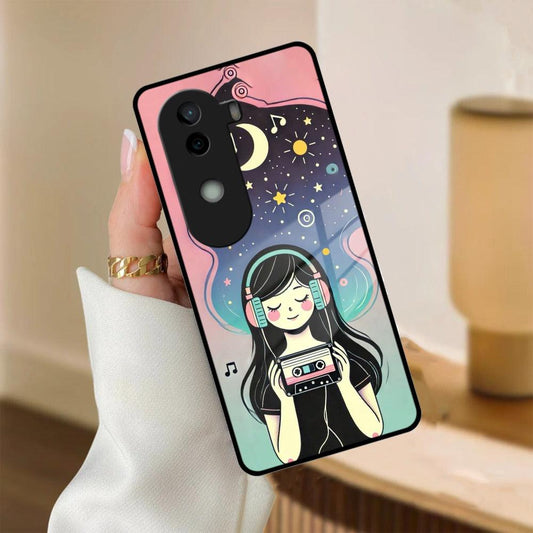 Luna Glass Case Cover For Vivo - ShopOnCliQ