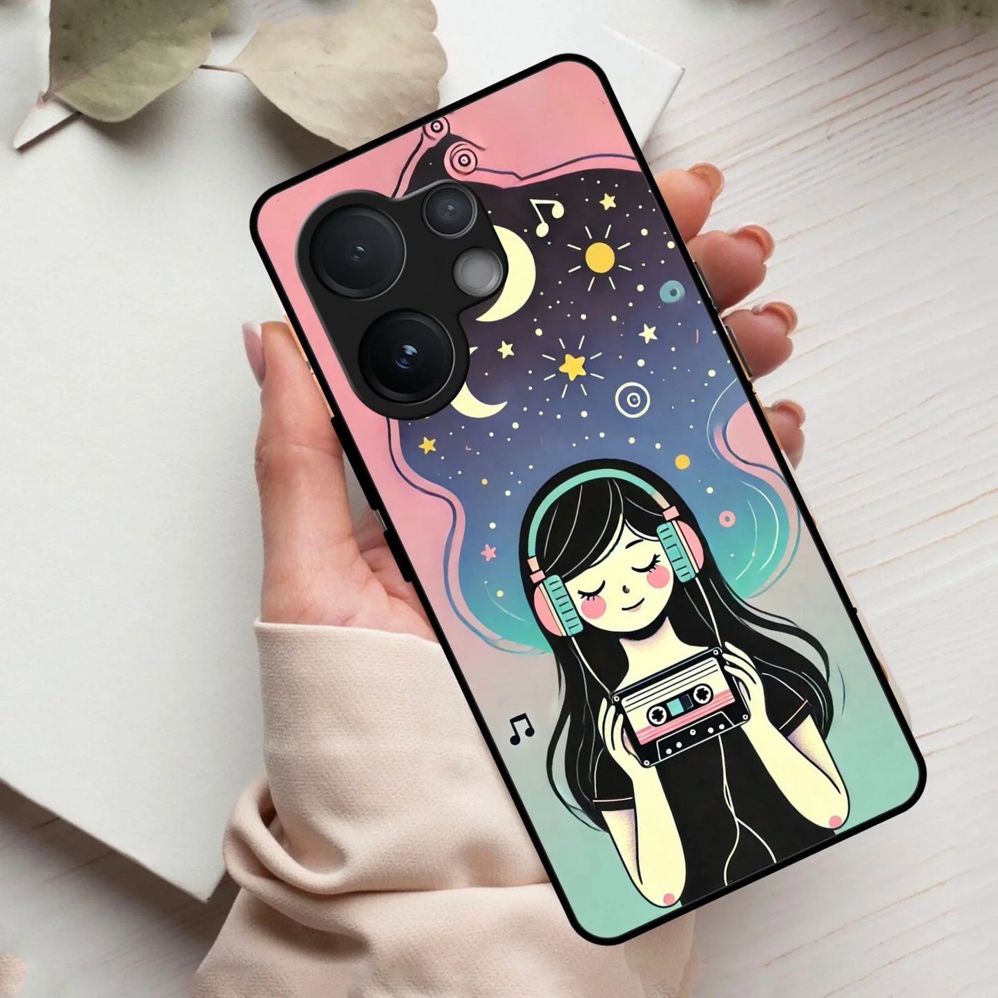 Luna Glass Case Cover For Vivo - ShopOnCliQ