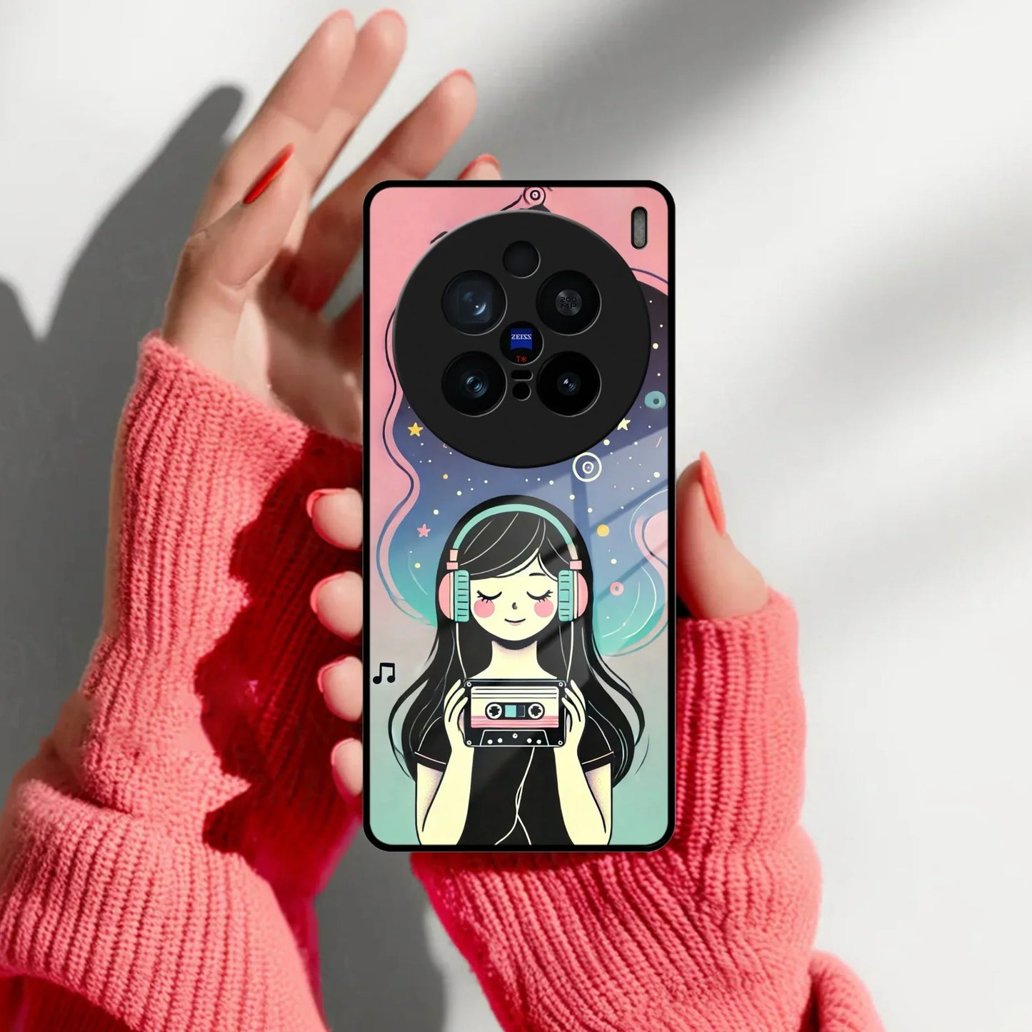 Luna Glass Case Cover For Vivo - ShopOnCliQ