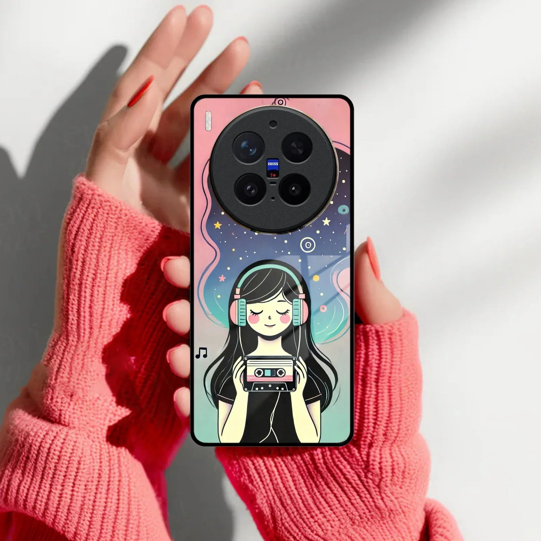 Luna Glass Case Cover For Vivo
