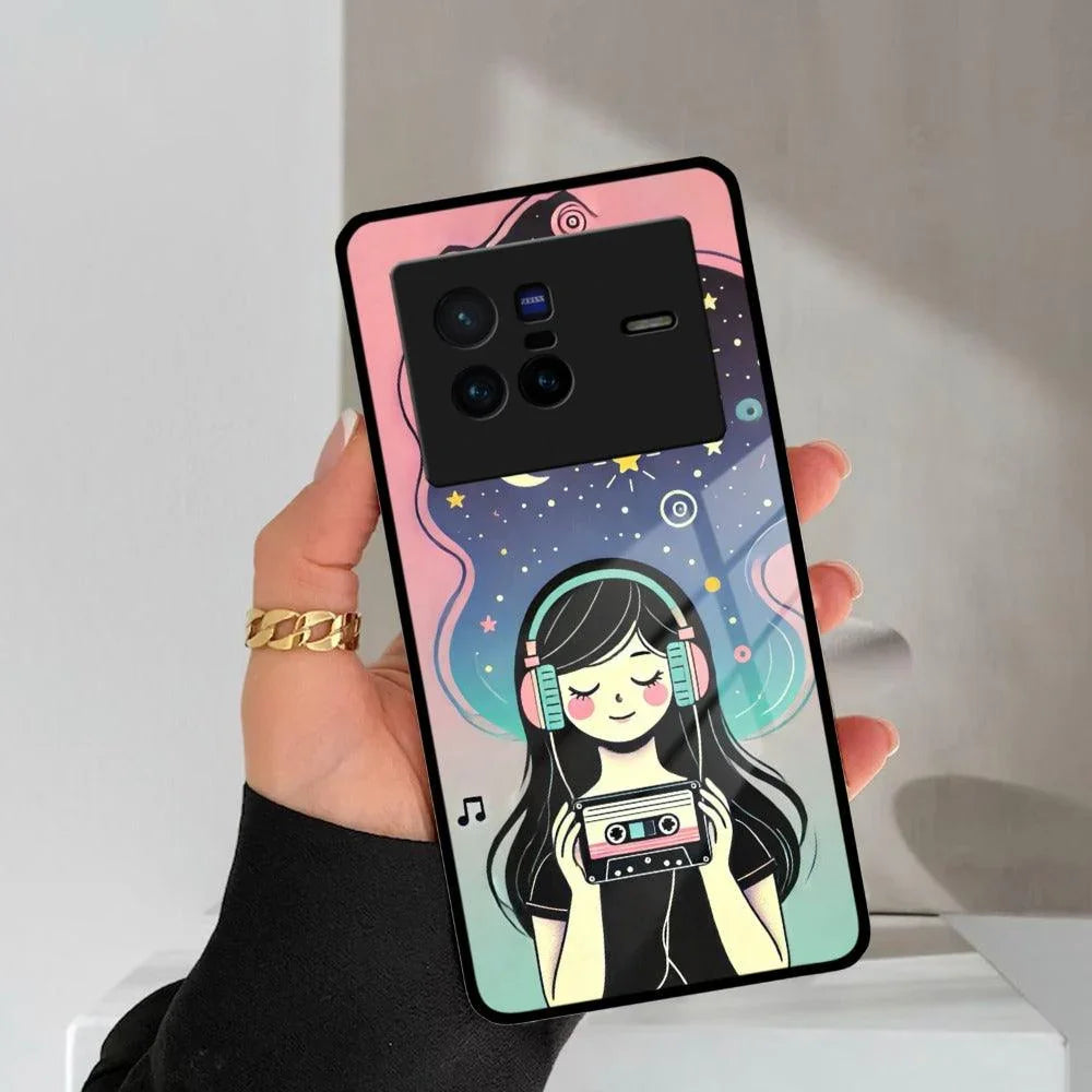 Luna Glass Case Cover For Vivo - ShopOnCliQ