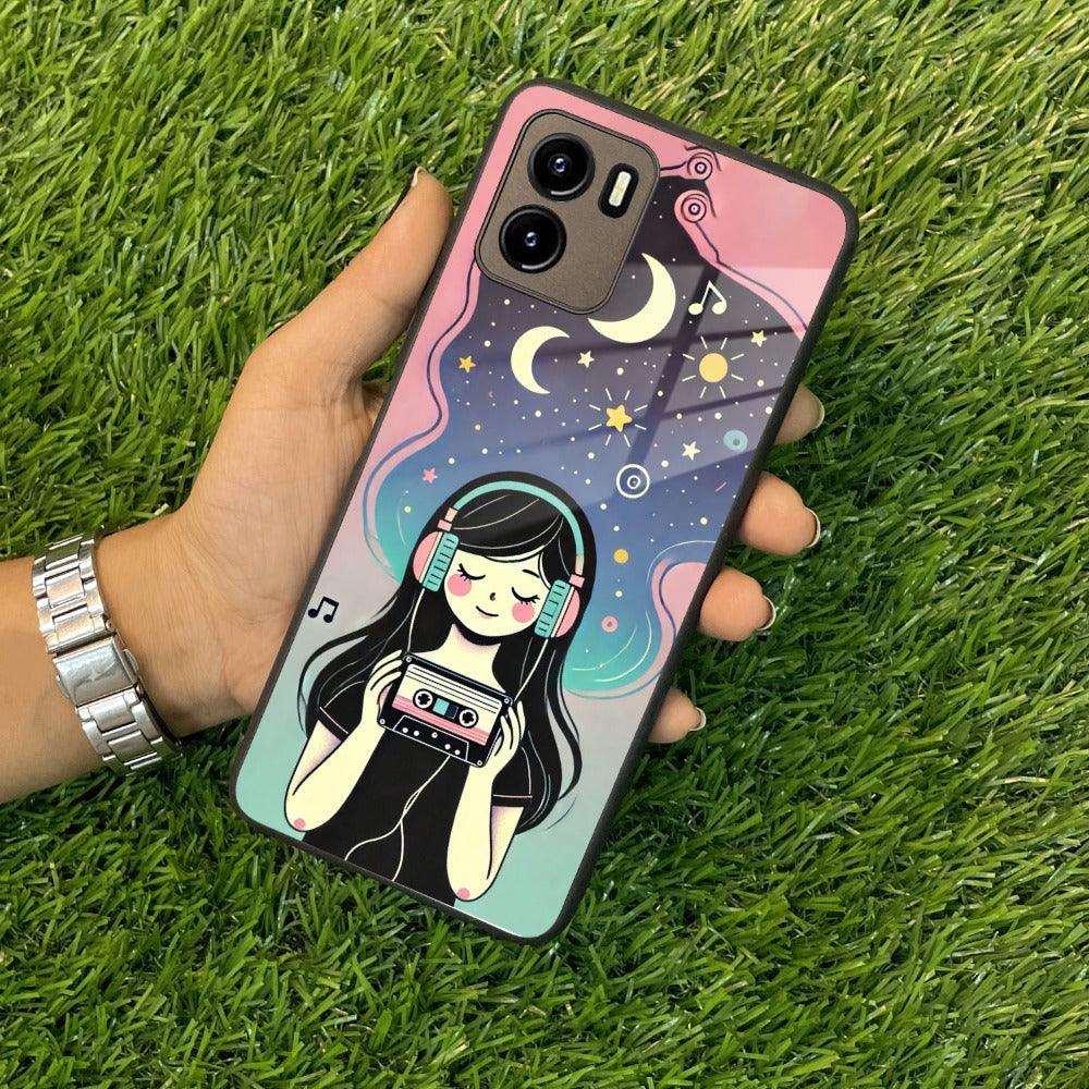 Luna Glass Case Cover For Vivo - ShopOnCliQ
