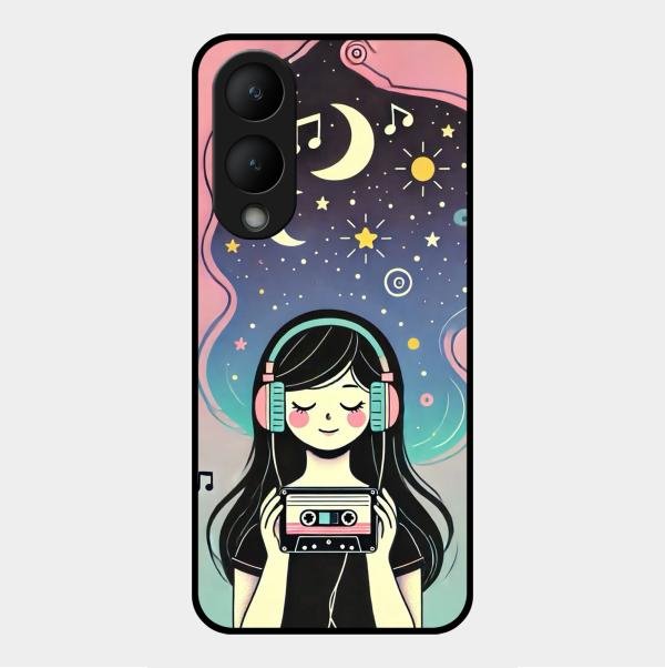 Luna Glass Case Cover For Vivo Y17S