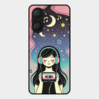 Luna Glass Case Cover For Vivo Y18I