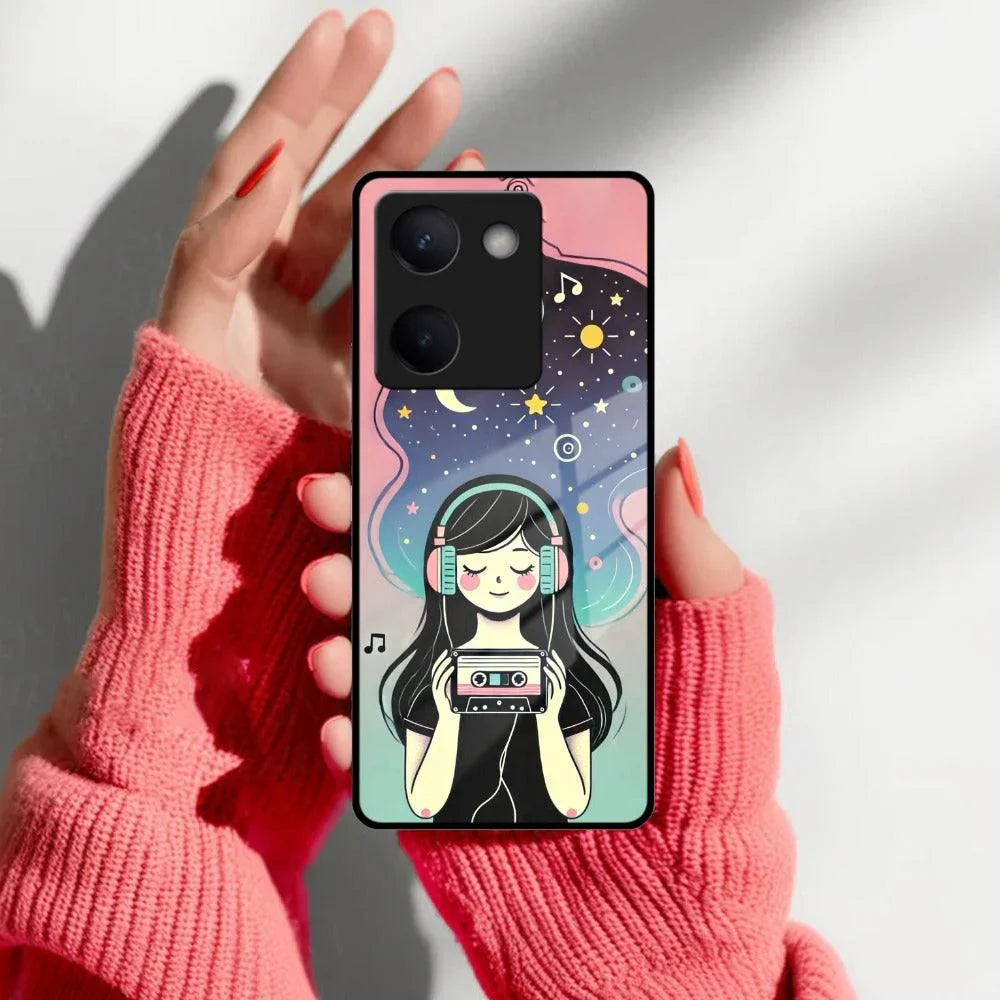 Luna Glass Case Cover For Vivo - ShopOnCliQ