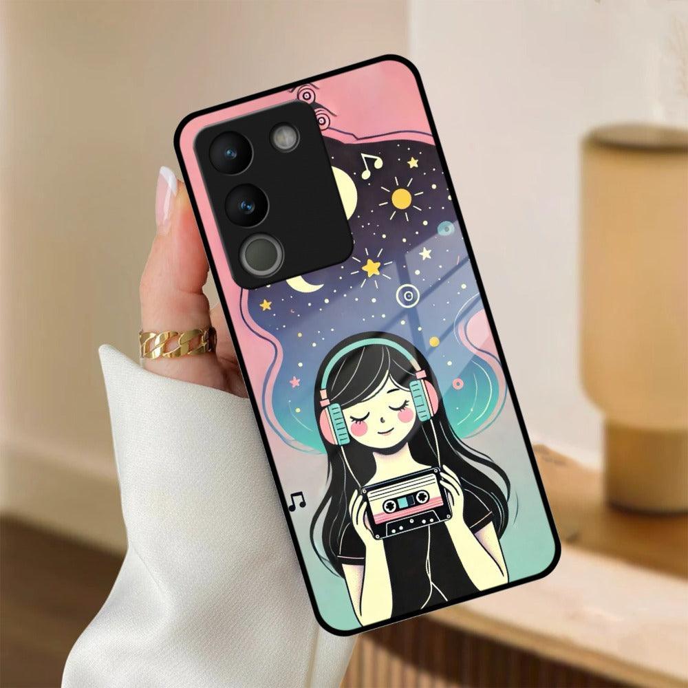 Luna Glass Case Cover For Vivo - ShopOnCliQ