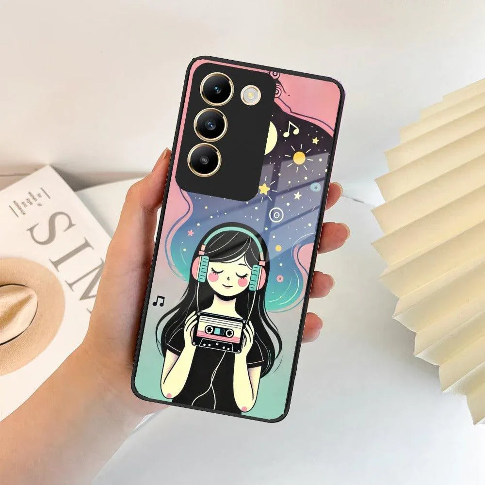 Luna Glass Case Cover For Vivo - ShopOnCliQ
