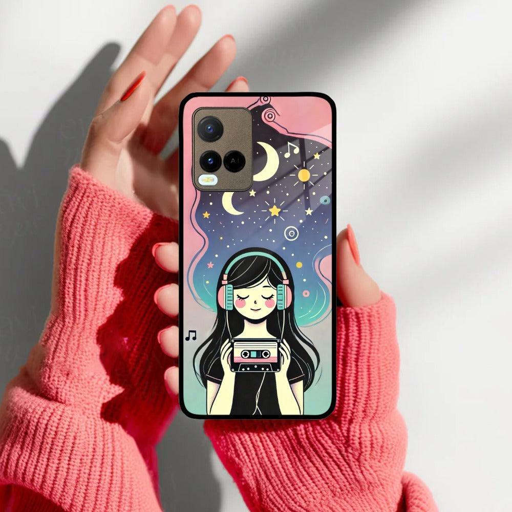 Luna Glass Case Cover For Vivo - ShopOnCliQ