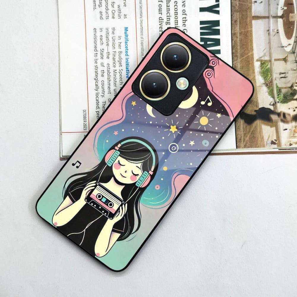 Luna Glass Case Cover For Vivo - ShopOnCliQ