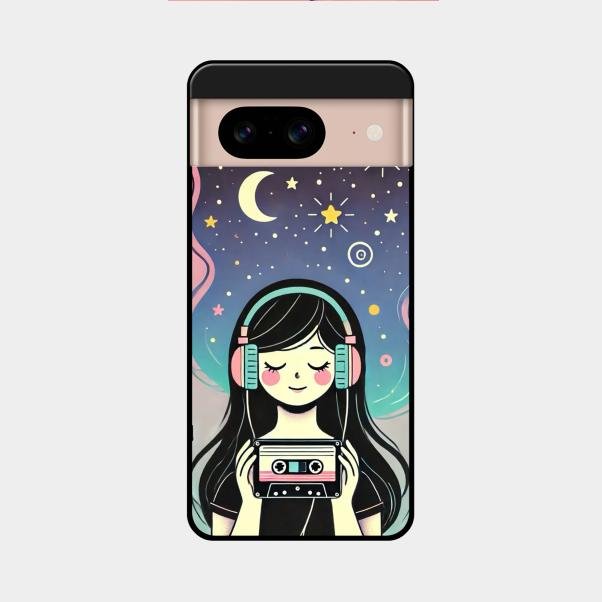 luna glossy metal case cover for Google Pixel 8 5G