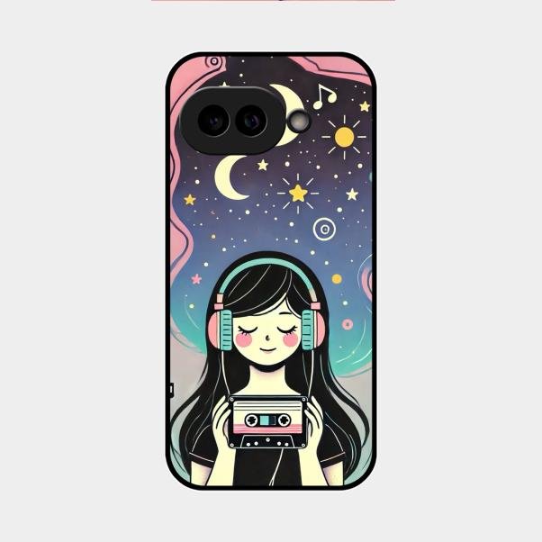 luna glossy metal case cover for Google Pixel 9A 5G