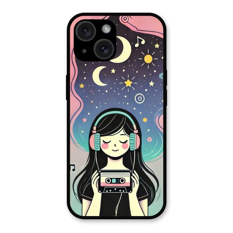 luna glossy metal case cover for iPhone 15 Plus