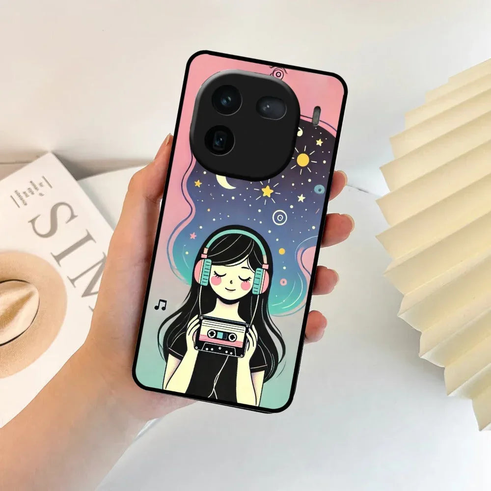 Luna Glossy Metal Case Cover For iQOO - ShopOnCliQ