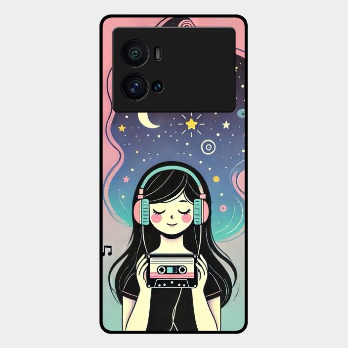 luna glossy metal case cover for Iqoo 9 Pro 5G