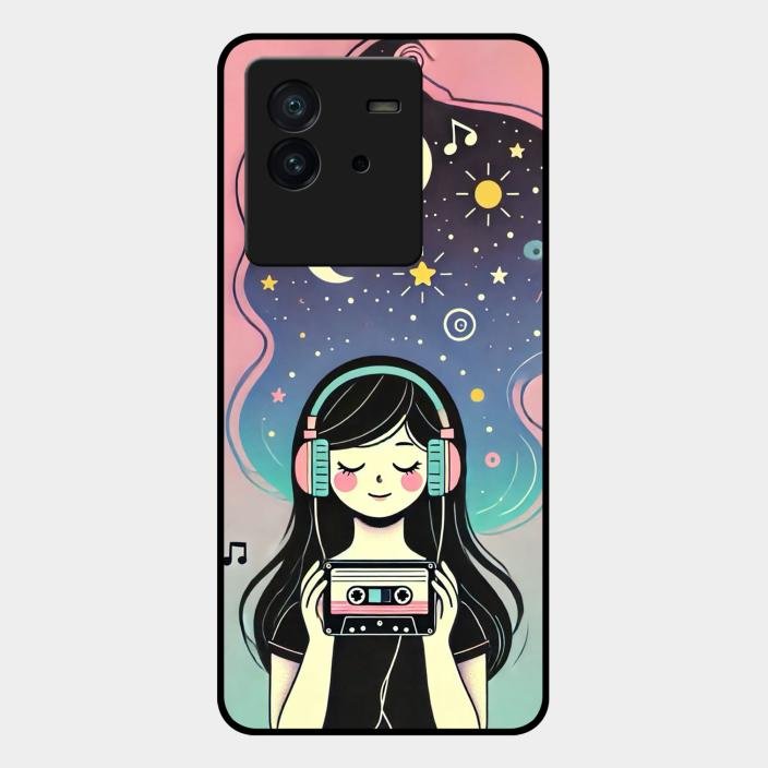 luna glossy metal case cover for Iqoo Neo 6 5G