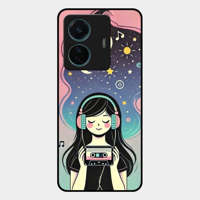 luna glossy metal case cover for Iqoo Z6 Pro 5G
