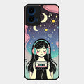 luna glossy metal case cover for Motorola G45 5G