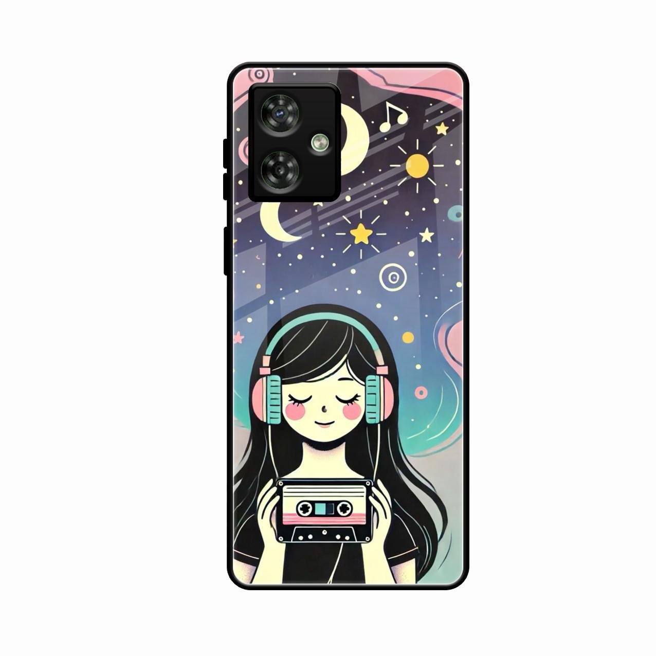 luna glossy metal case cover for Motorola G64 5G