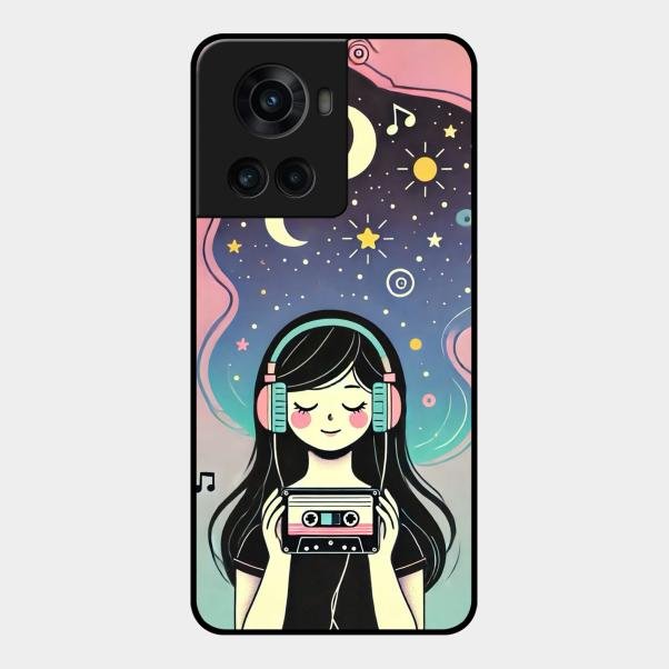 luna glossy metal case cover for Oneplus 10R 5G