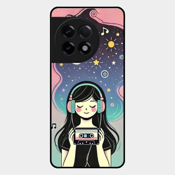 luna glossy metal case cover for Oneplus 11R 5G