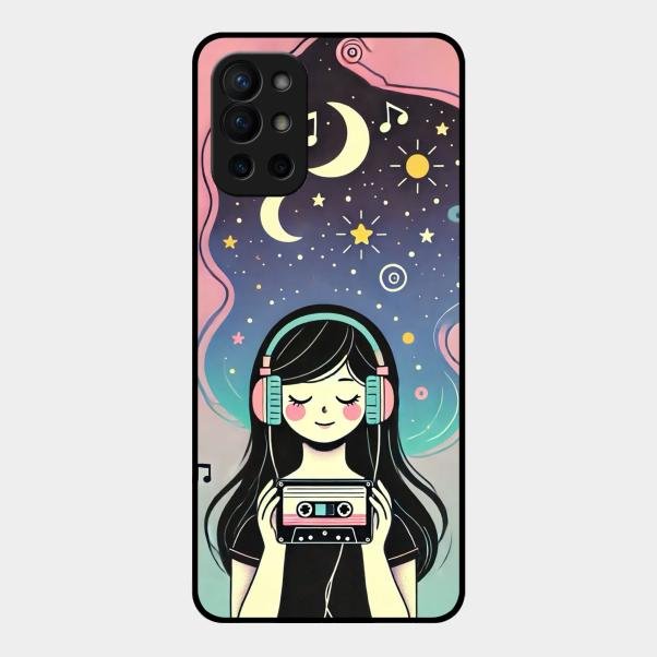 luna glossy metal case cover for Oneplus 9R 5G
