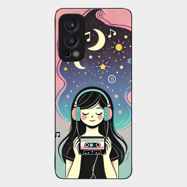 luna glossy metal case cover for Oneplus Nord 2 5G