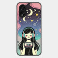 luna glossy metal case cover for Oppo A38